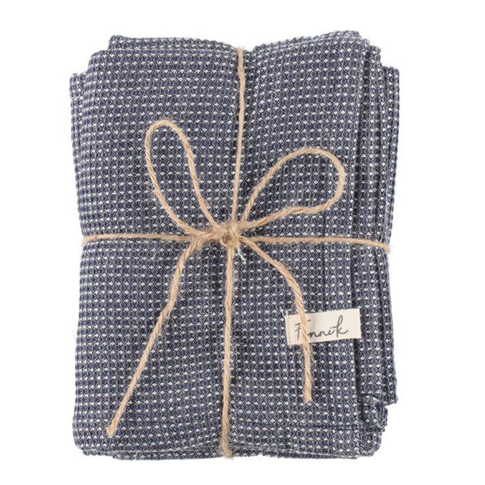 Fanni K Bamboo kökshandduk 2-pack 50x70 cm midnattsblå
