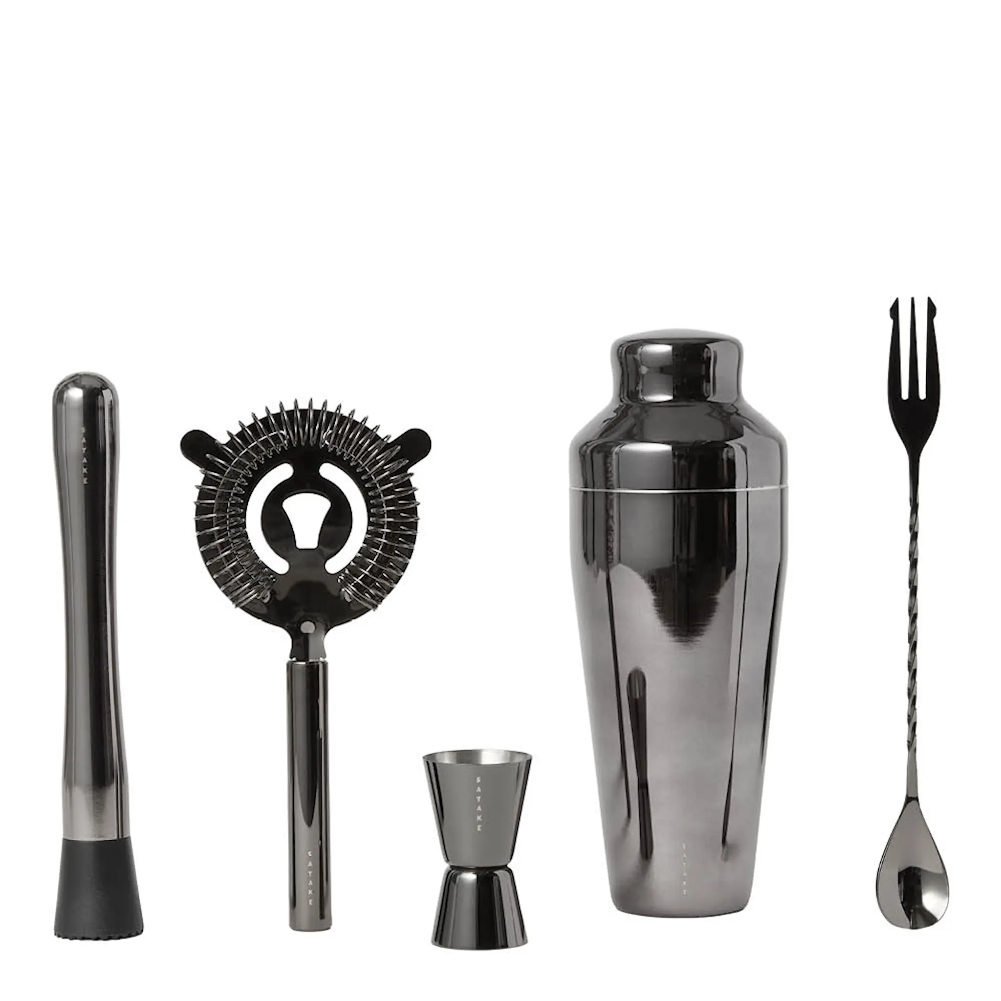 Satake Barsett 5 deler gunmetal