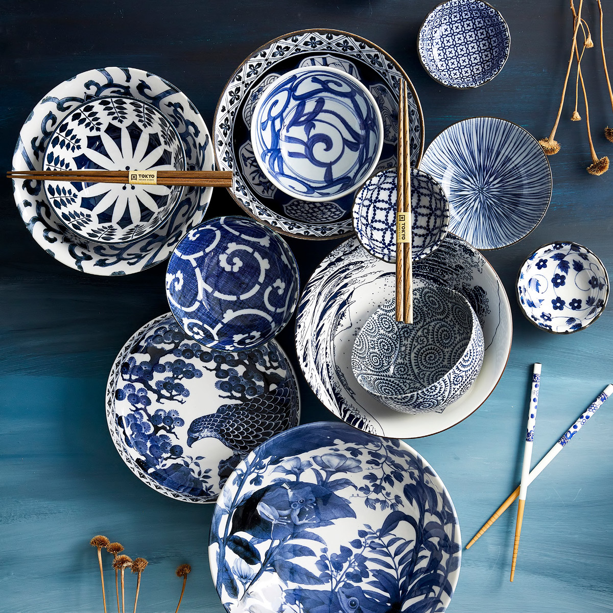 Tokyo Design Studio Pastatallerken 20 cm matori hishimon