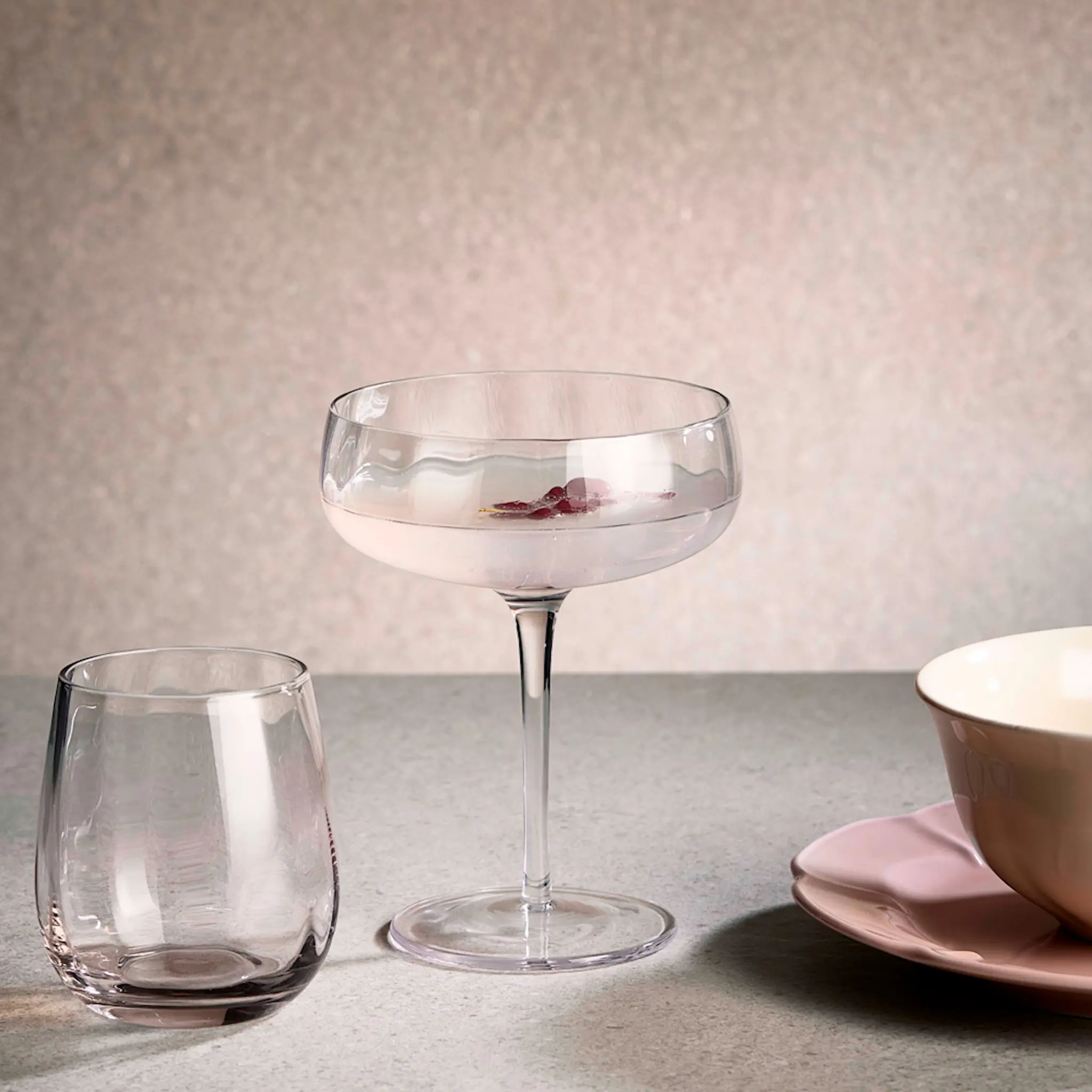 Aida Søholm Sonja Champagne/cocktail glas 30 cl Sand