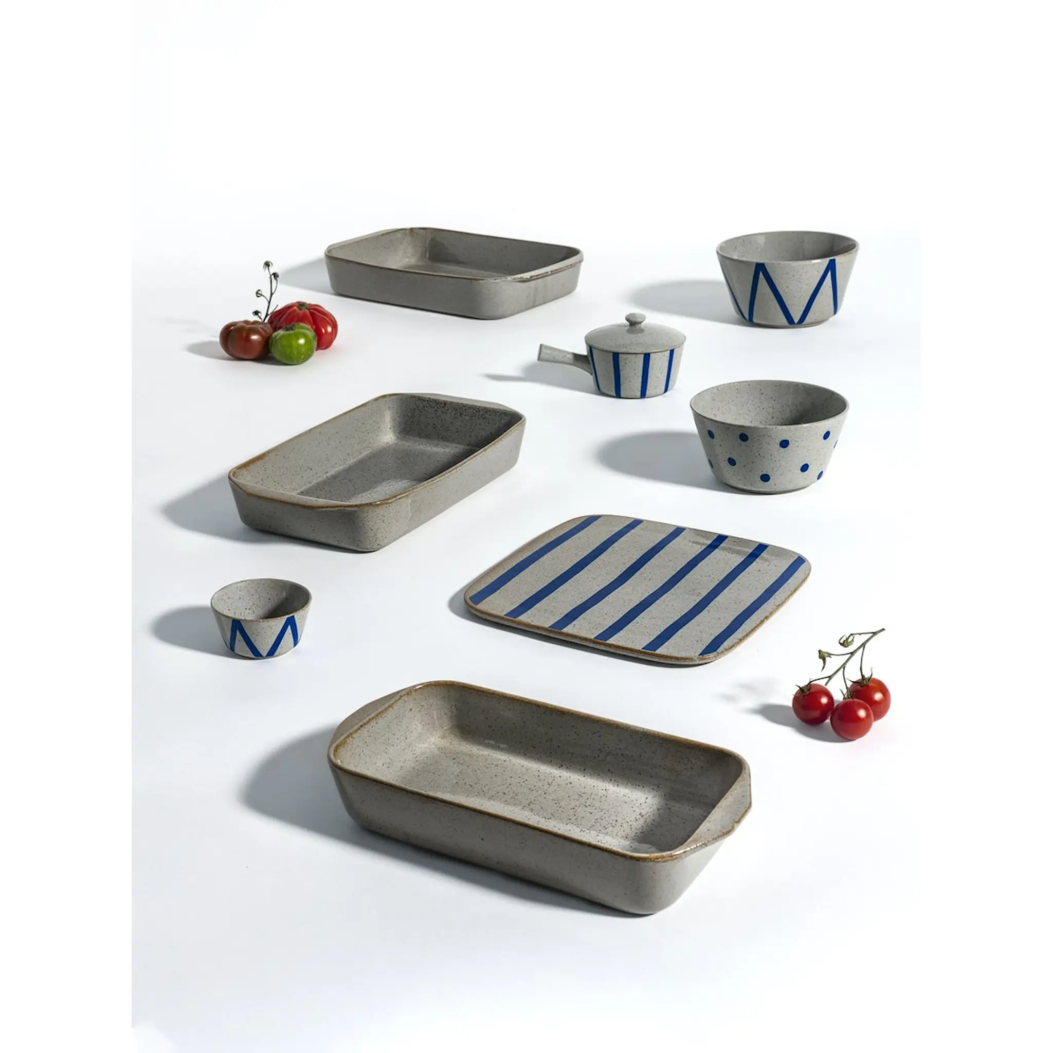Lyngby Porcelæn Dan-Ild Skål 17 cm Punkt