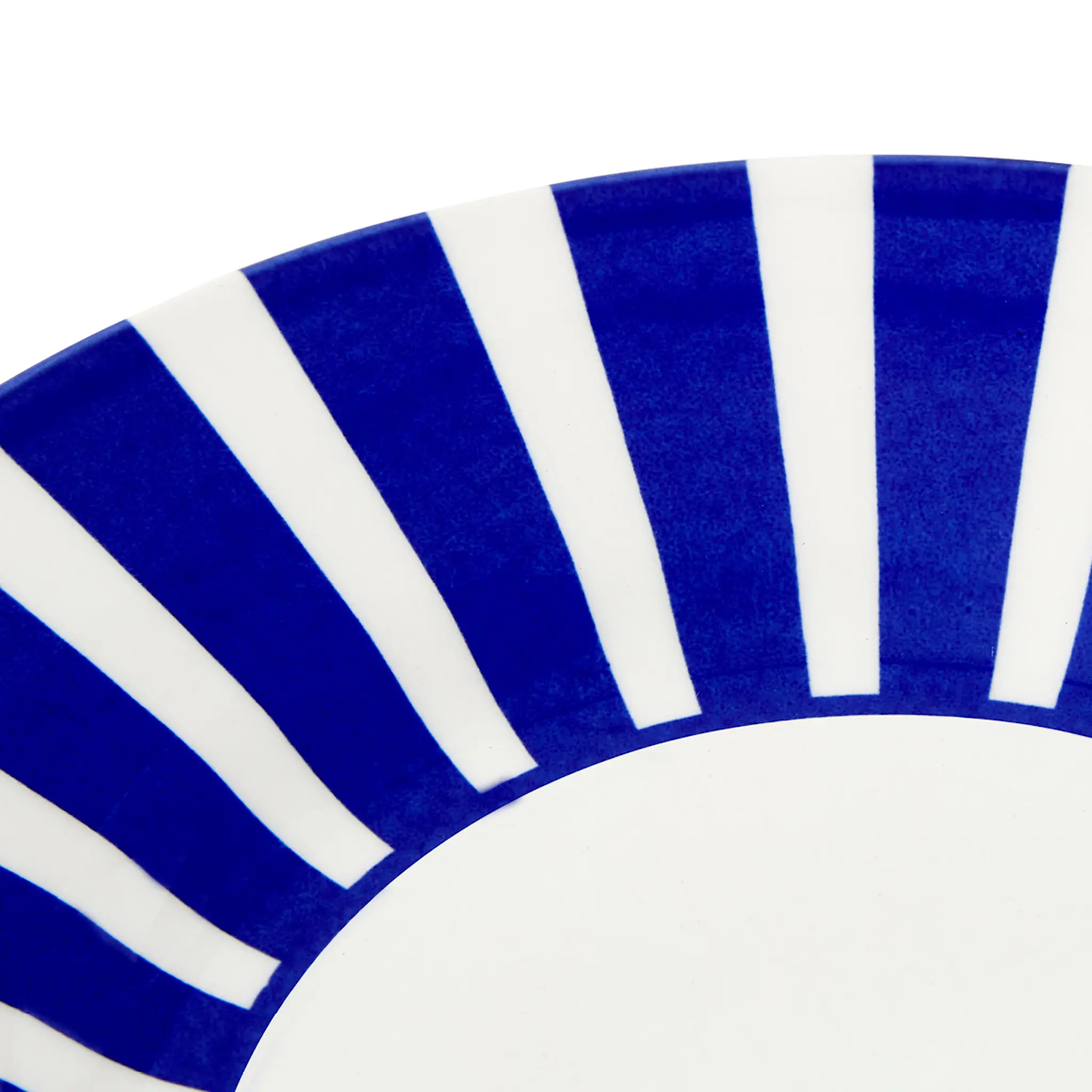 Spode Steccato assiett bredrandig 18 cm koboltblå