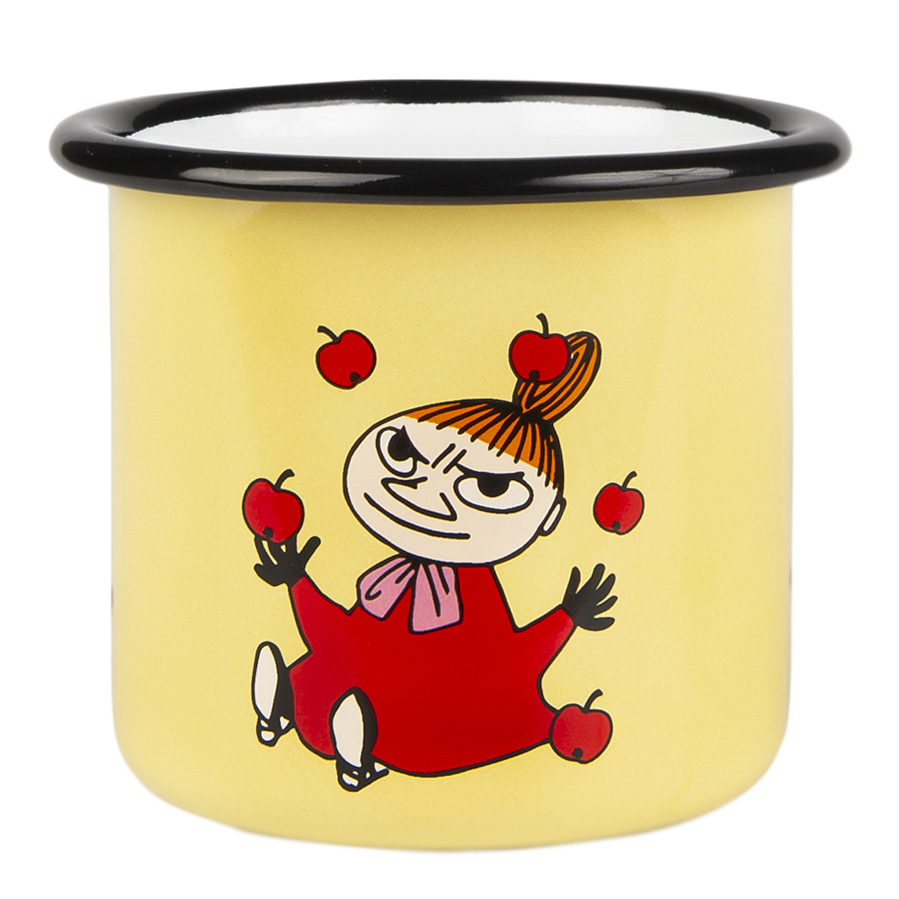 Muurla Mumin Emaljmugg Lilla My 25 cl Gul
