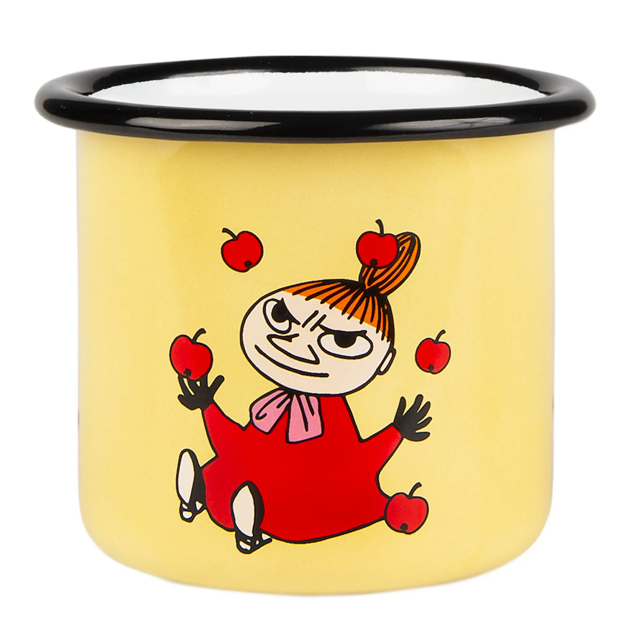 Muurla Mumin Emaljmugg Lilla My 25 cl Gul