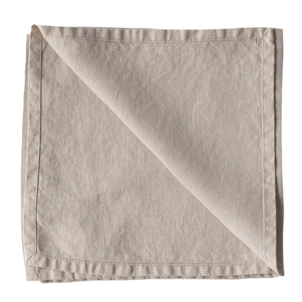 Lautasliina pellava 45x45 cm Warm Grey