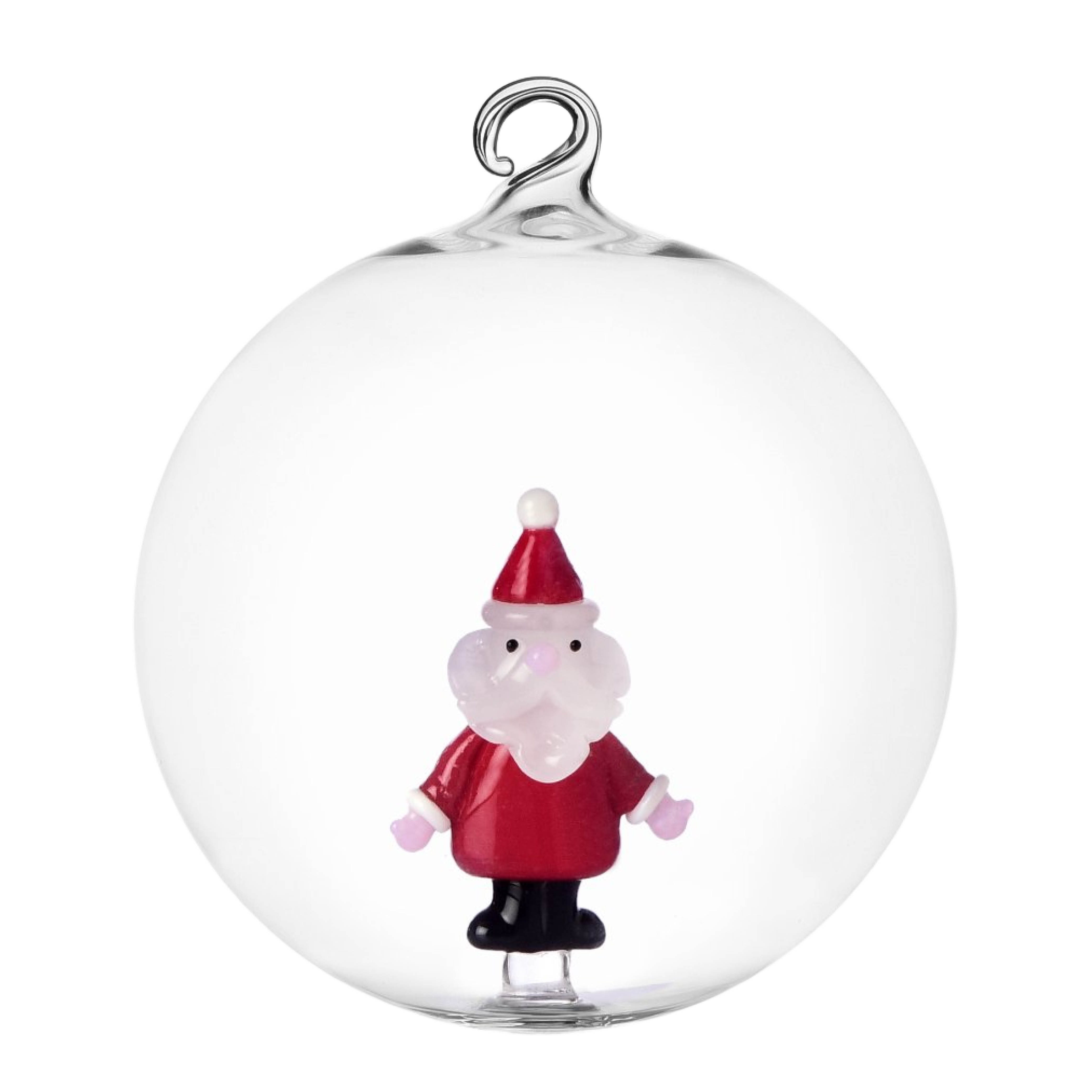 Ichendorf Milano Christmas Tales julekule glass 8 cm nisse