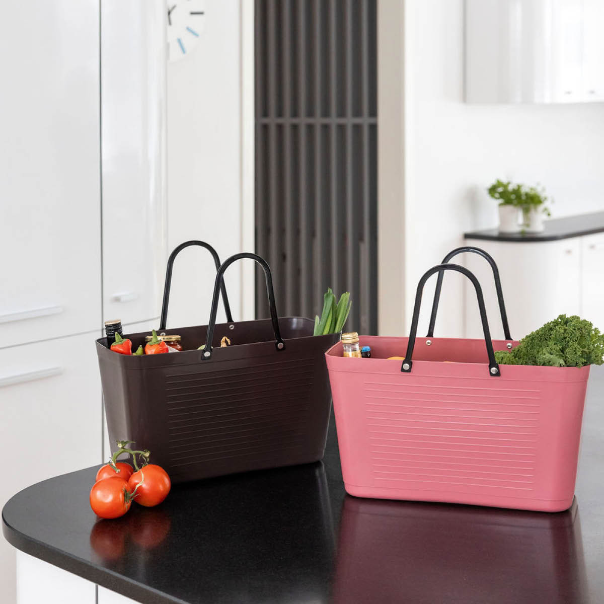 Hinza Green Plastic veske stor 15 L brun