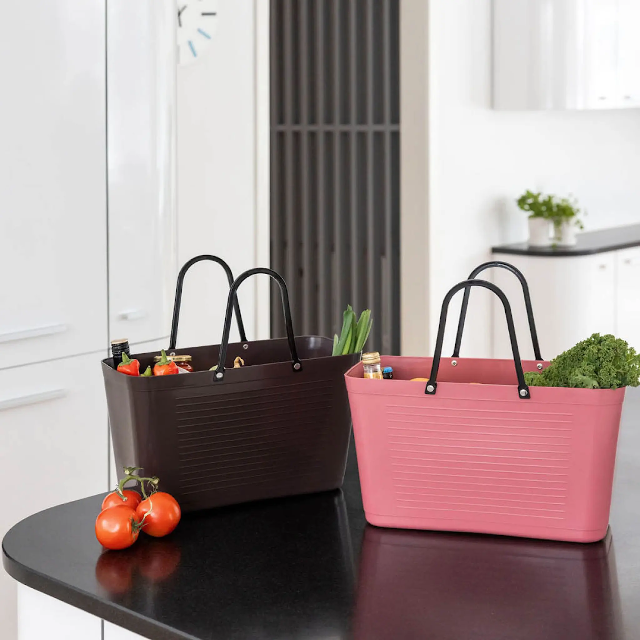 Hinza Green Plastic veske stor 15 L brun