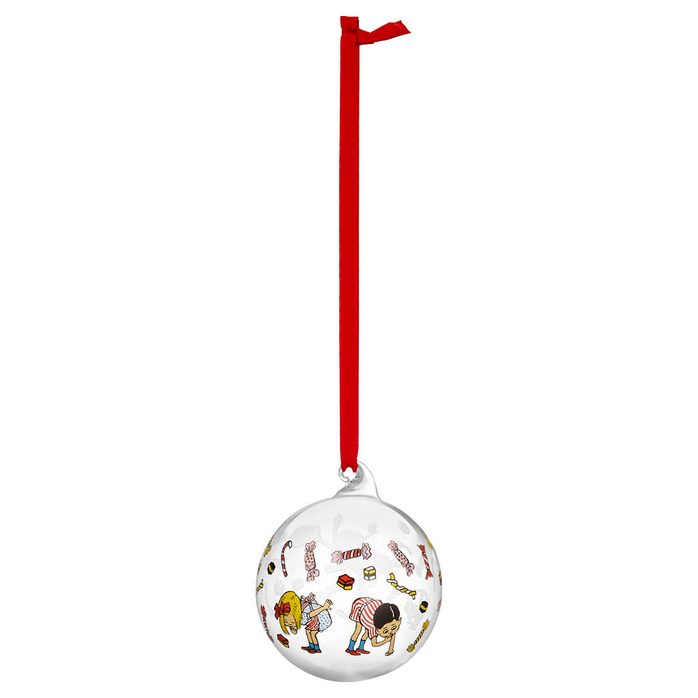 Muurla Pippi julekule 7 cm Godteri