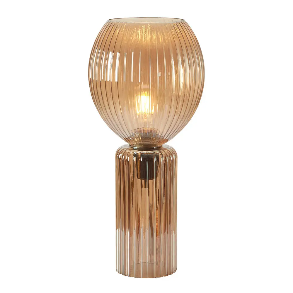 Toulipa bordlampe 40 cm amber