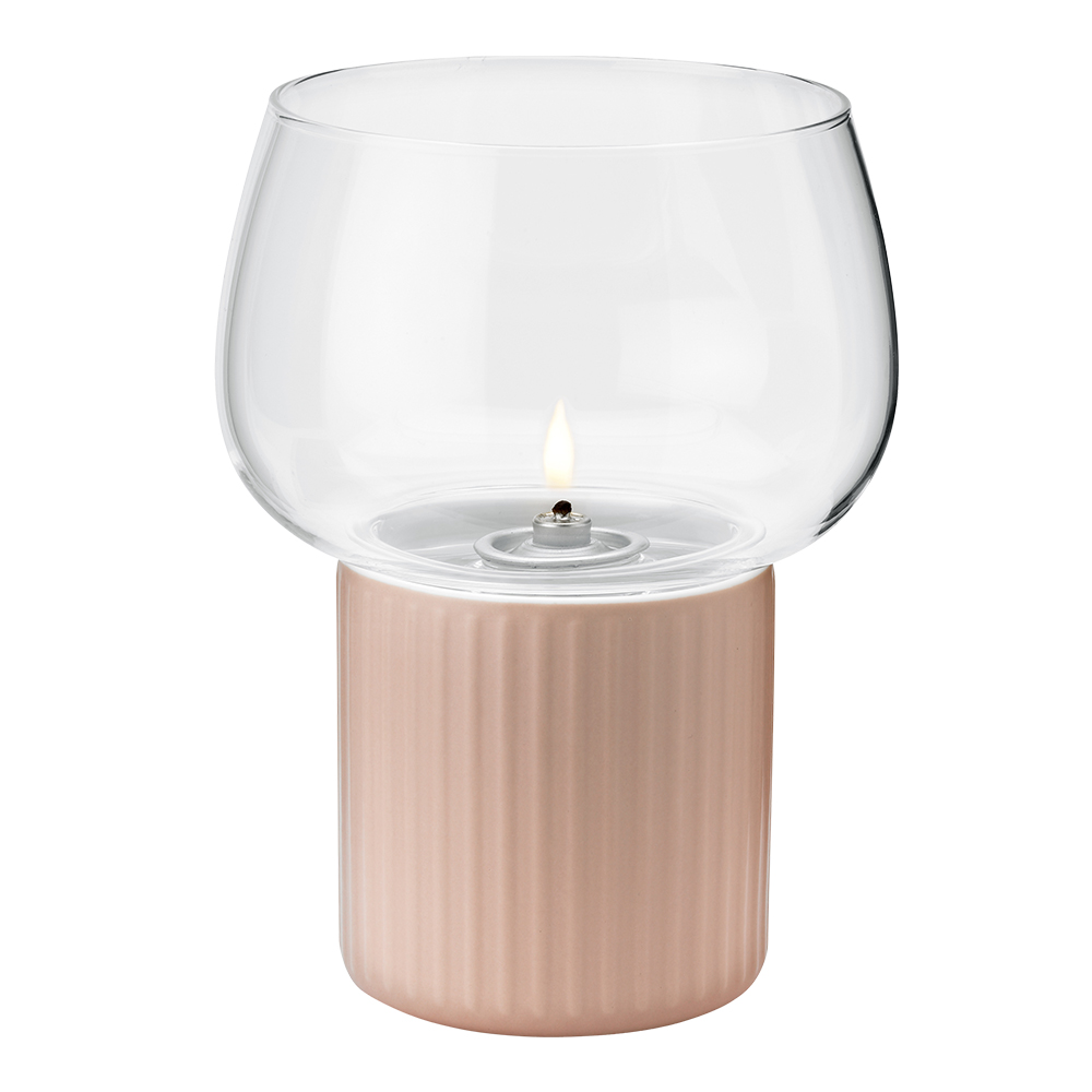 RIG-TIG Hygge hurricane lyslykt rose