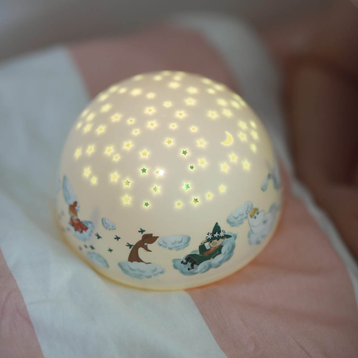 Rätt Start Mumin nattlampa med stjärnhimmel och musik
