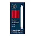 Kronljus 20,7 cm 4-pack vinröd