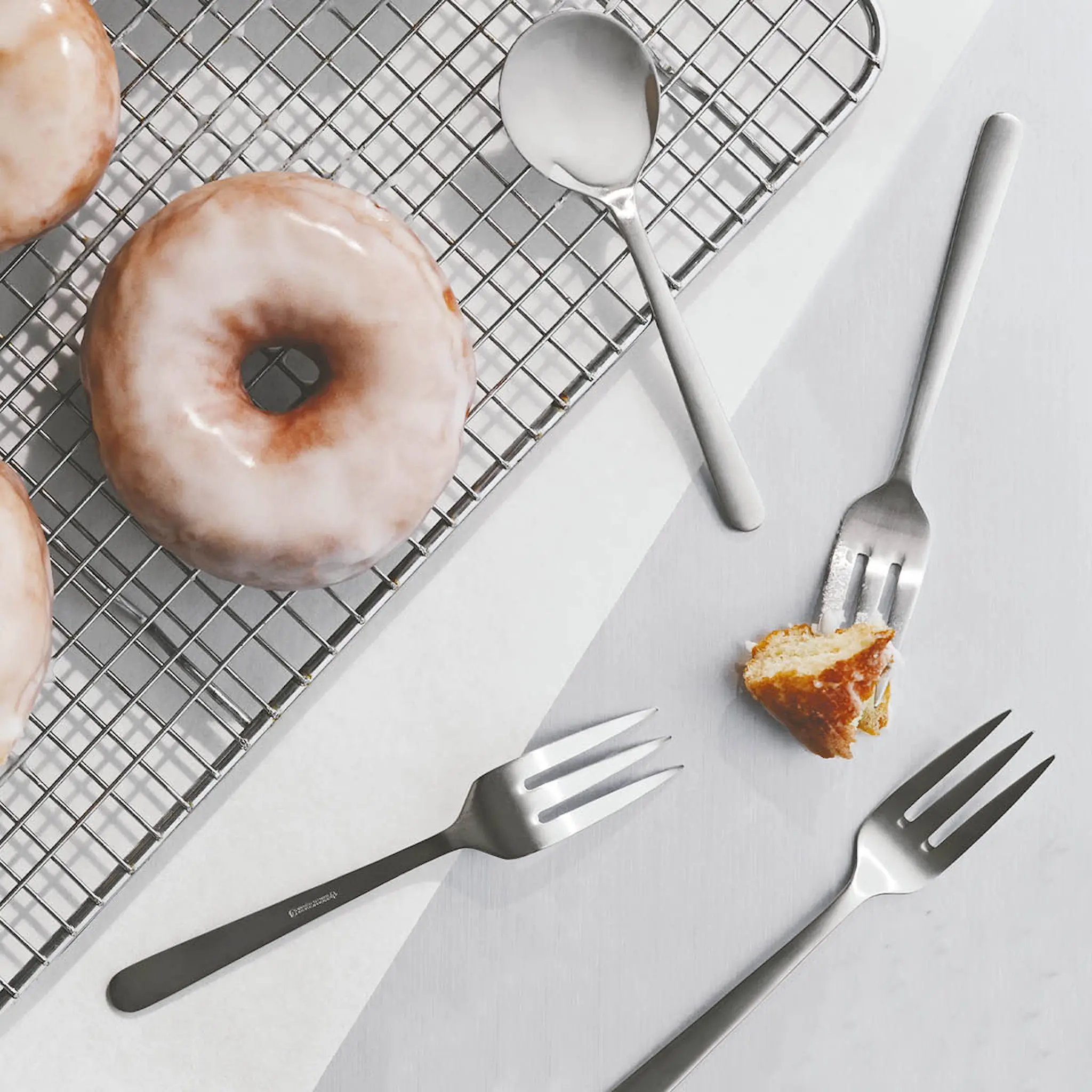 Kay Bojesen Grand Prix tårtgaffel 15 cm matt stål