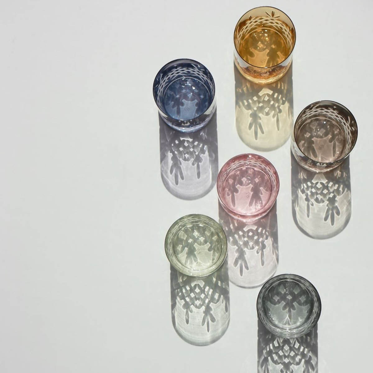 Frederik Bagger Crispy Lowball Lasi 38 cl 2 kpl Keltainen