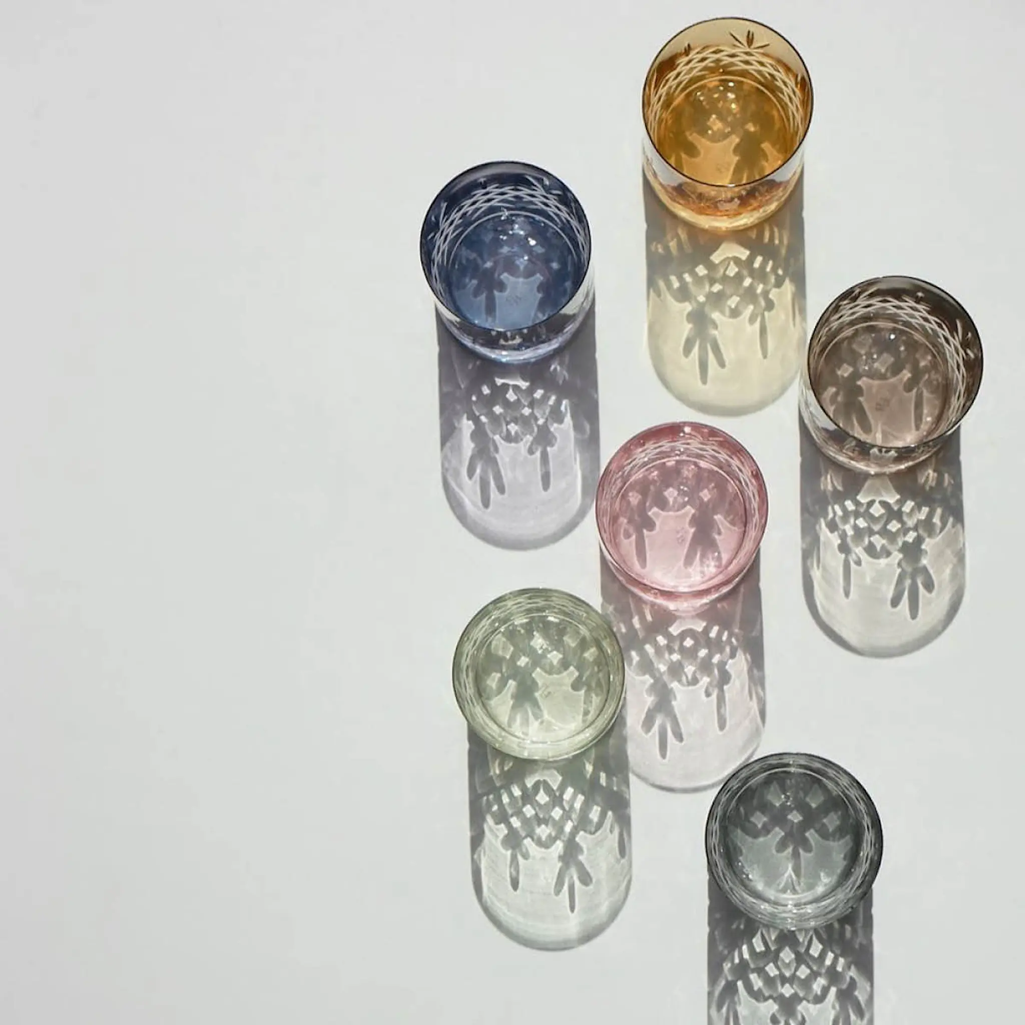 Frederik Bagger Crispy Lowball Lasi 38 cl 2 kpl Keltainen