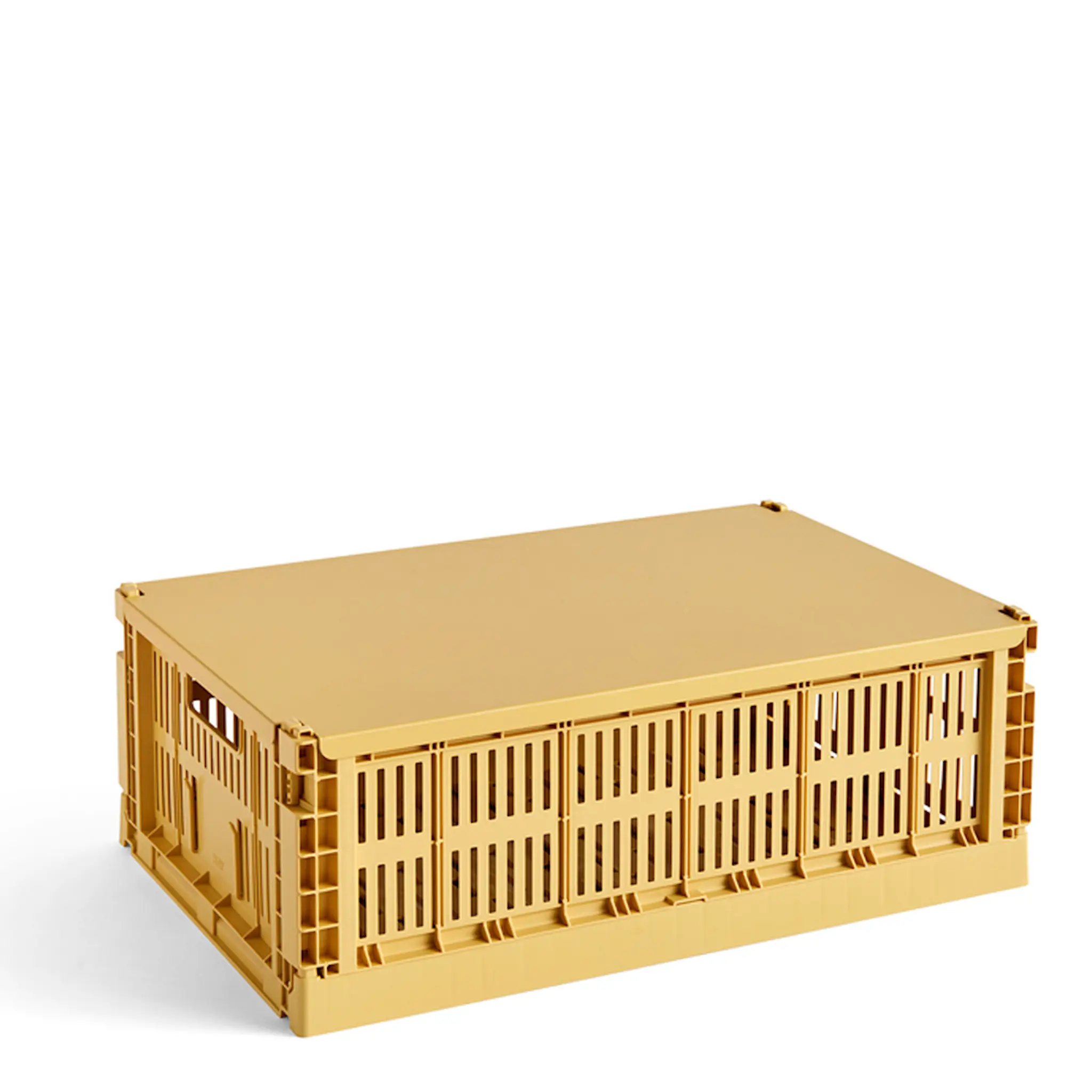 HAY HAY Colour Crate Lock till förvaringslåda Large Golden Yellow
