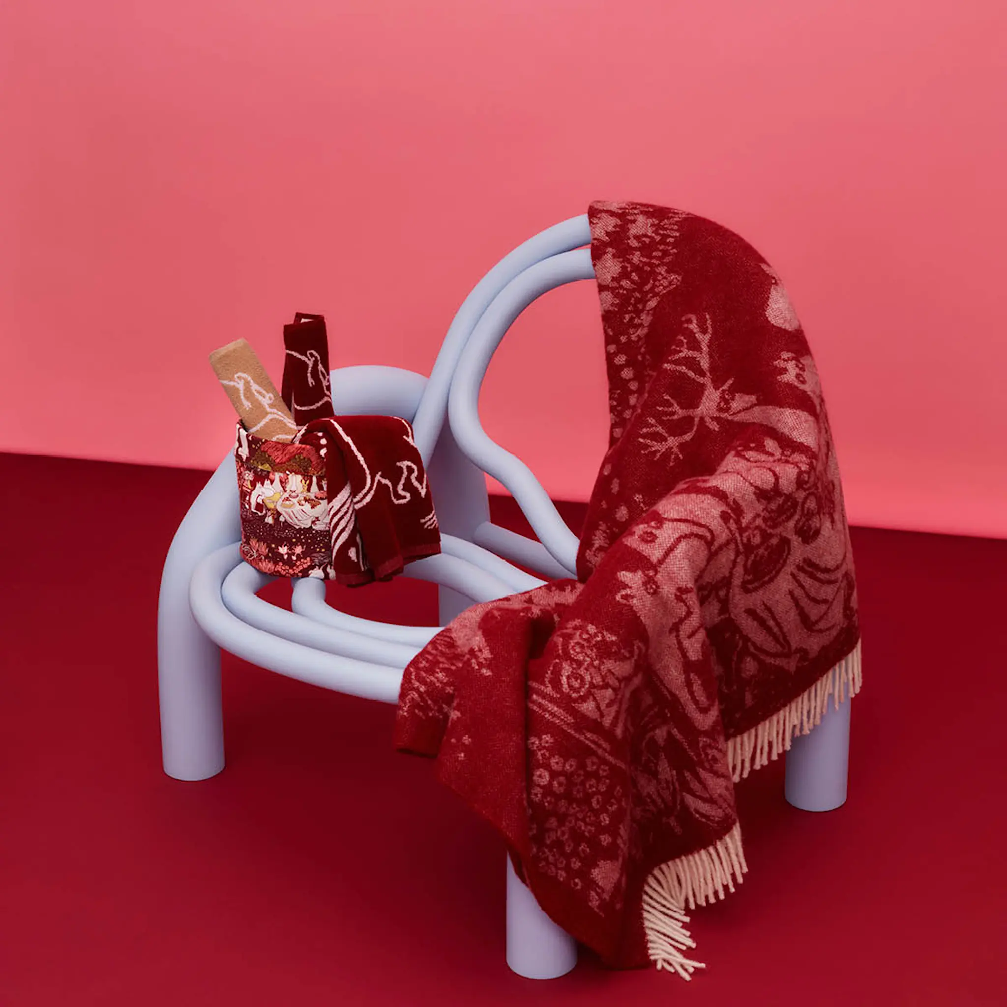 Moomin Arabia Muumi Säilytyskori 25,5x16 cm Juhlan aika