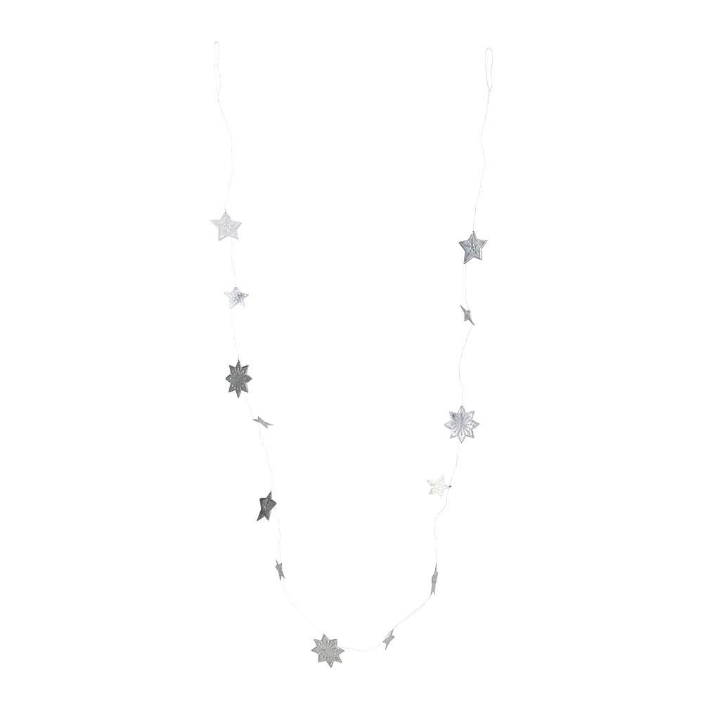 House Doctor Stars girlang 200 cm silver