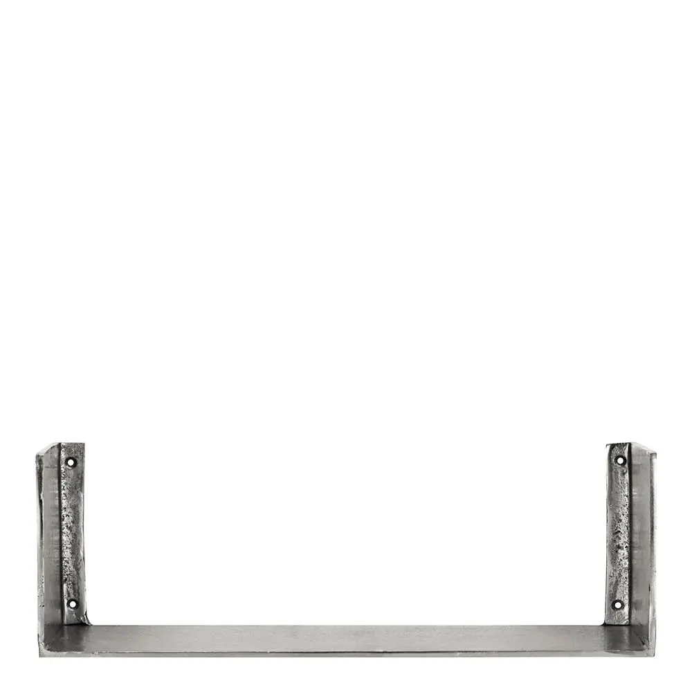 Seinähylly Boxie alumiinista 50x18x50 cm hopeanvärinen viimeistely