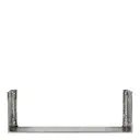 Boxie vägghylla i aluminium 50x18 cm silverfinish