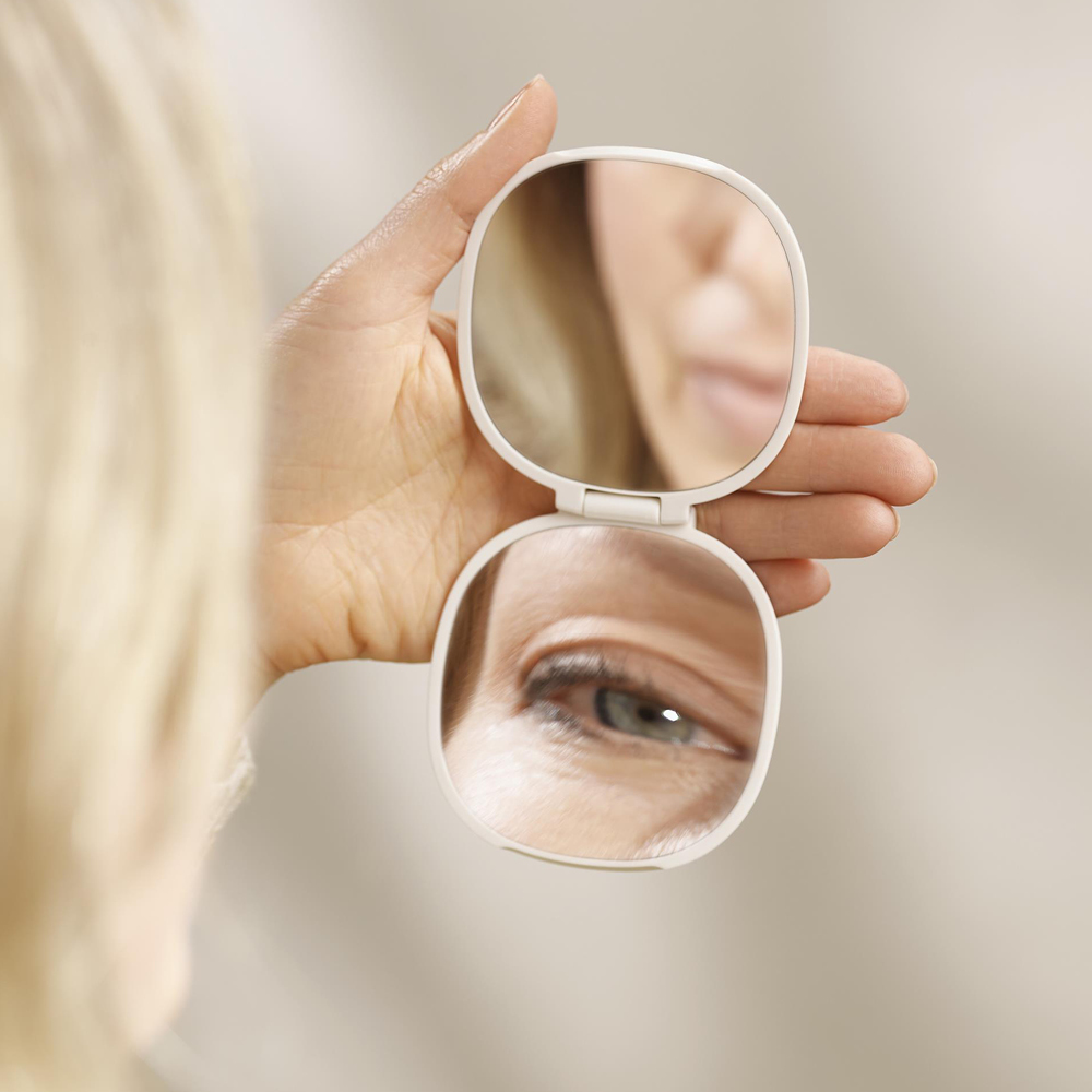 Joseph Joseph Viva Spegel 8,5x7,5 cm Beige