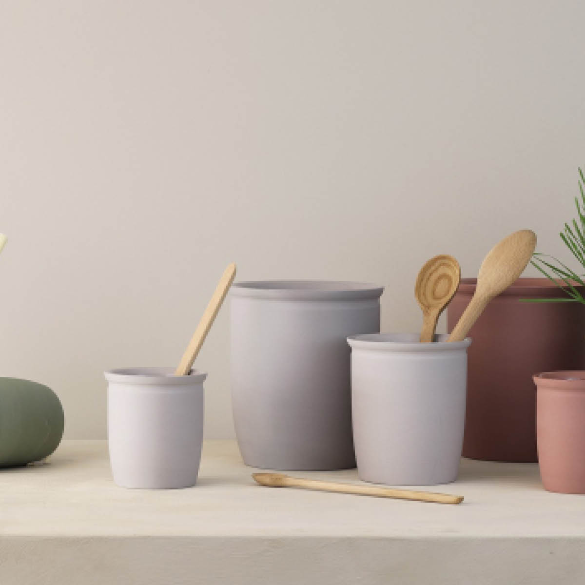 Knabstrup Keramik Knabstrup Säilytin 2 L Harmaa