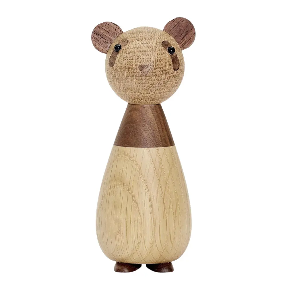 Miss Panda Puukoriste 15 cm Tammi