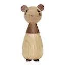 Object Miss Panda 15 cm ek/valnöt