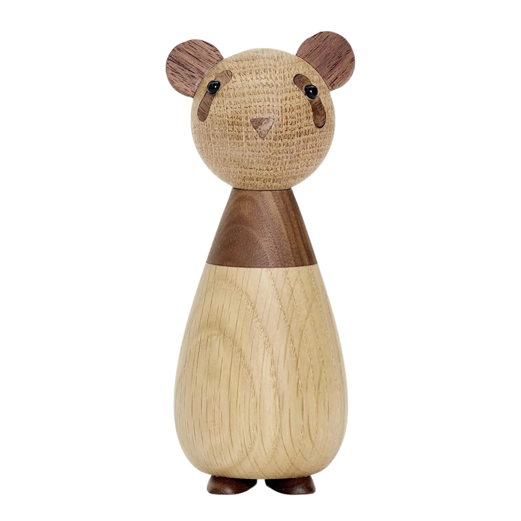 Andersen Object Miss Panda 15 cm ek/valnöt
