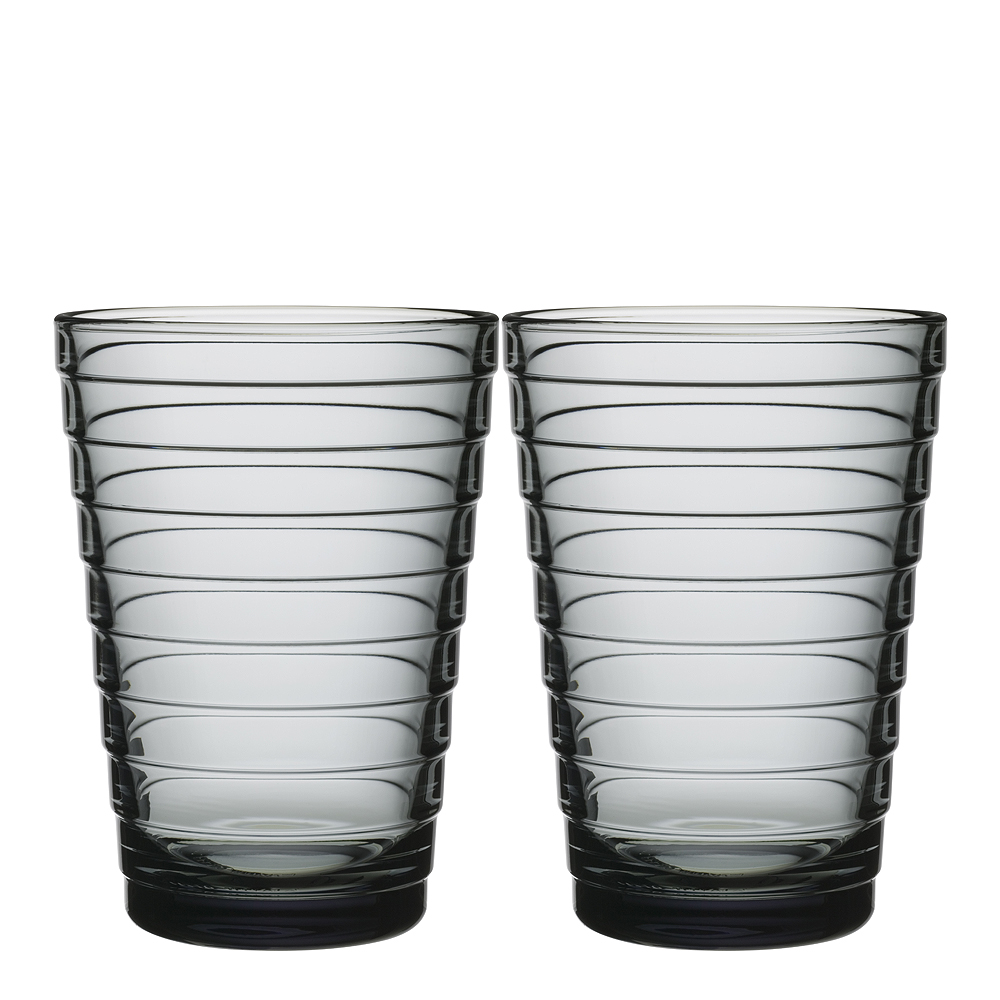 iittala Aino Aalto glass 33 cl 2 stk grå