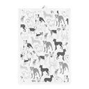 Husse handduk 35x50 cm svart