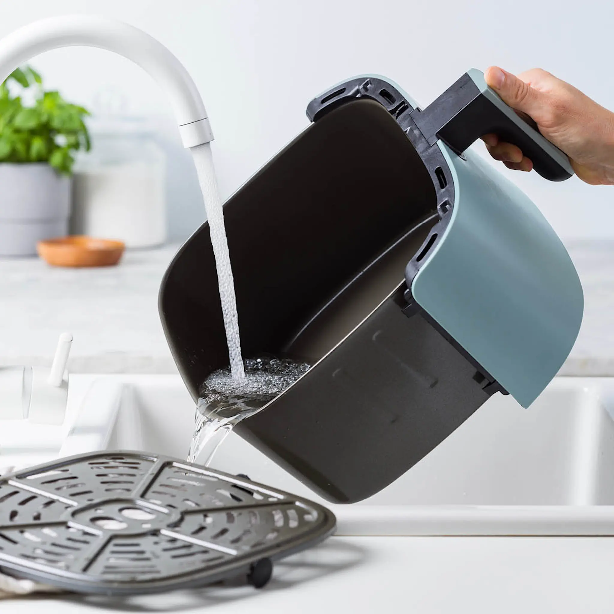 GreenPan Bistro XXL airfryer 7,2 L Smokey Blue