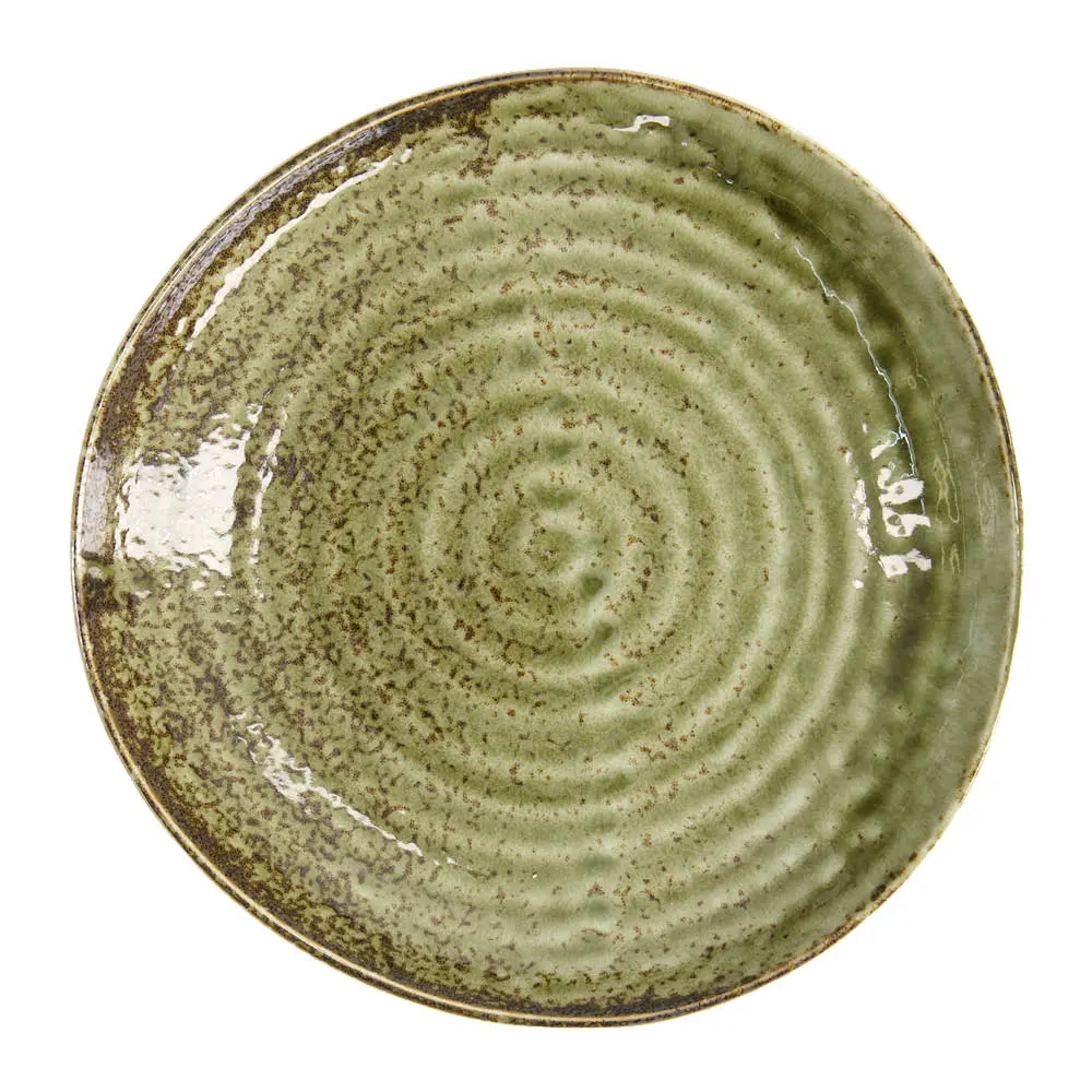 Shinryoku Kolmikulmainen lautanen 22,7 cm Vihreä