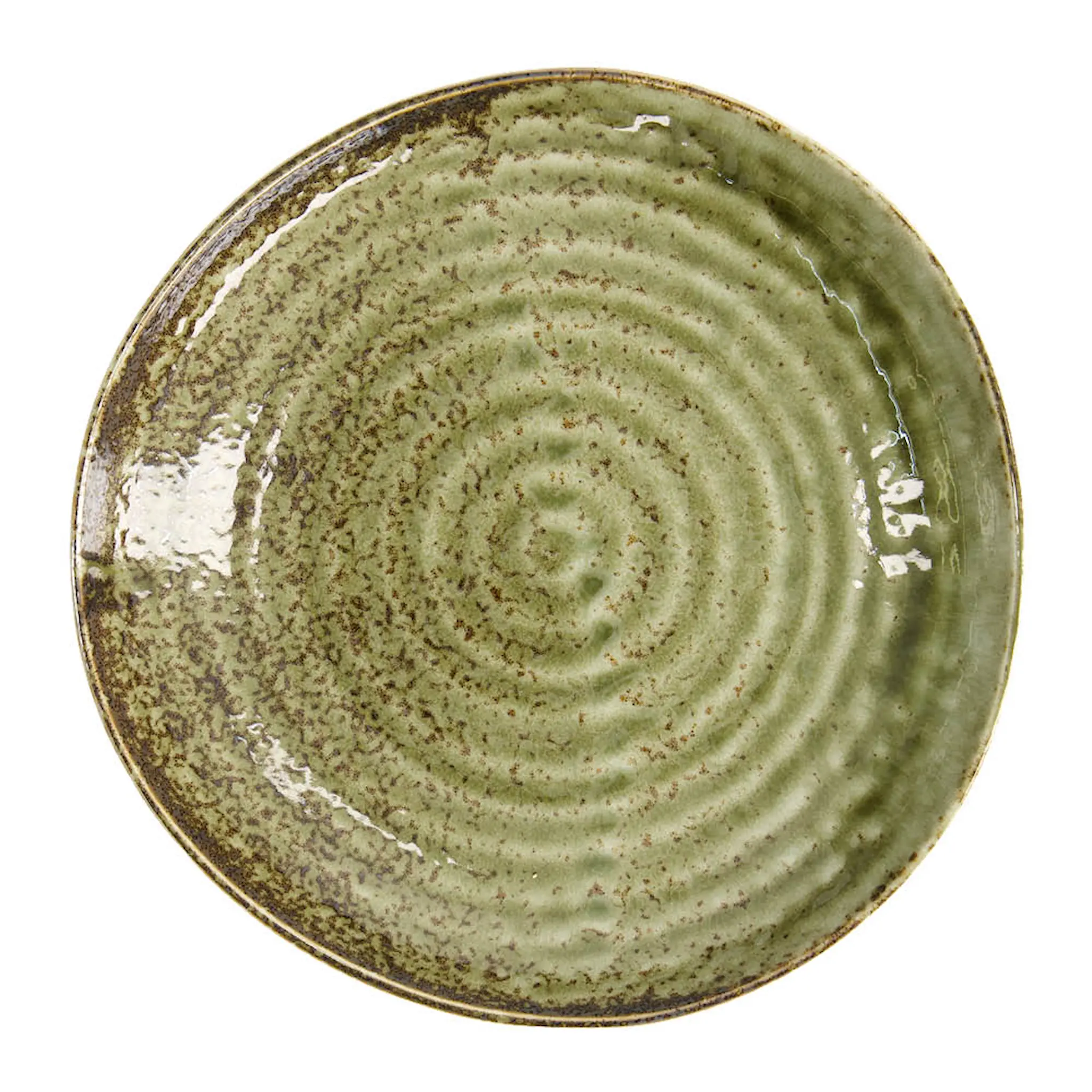 Tokyo Design Studio Shinryoku triangelformad tallrik 22,7 cm grön