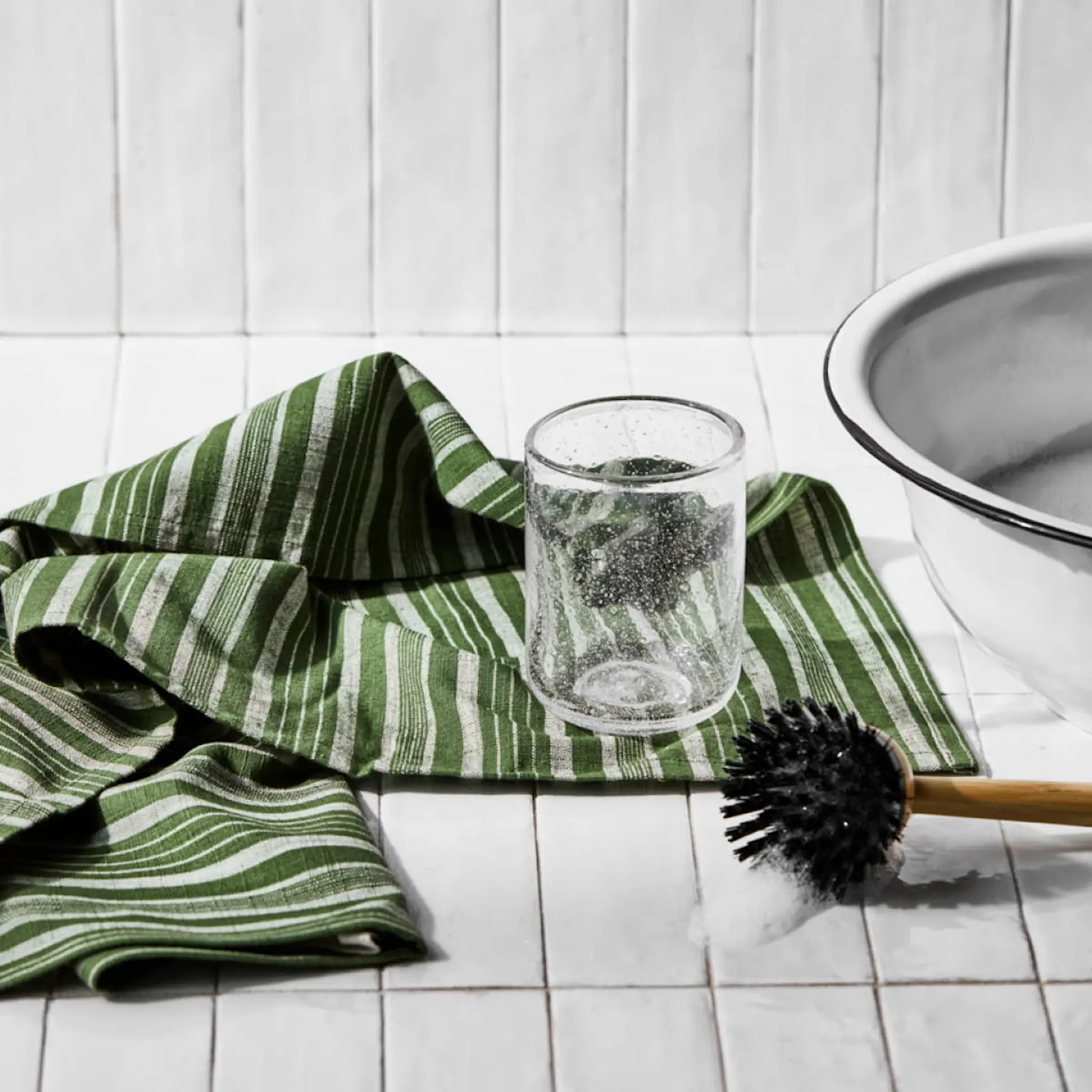 Meraki Kökshandduk 70x50 cm 2-pack grön