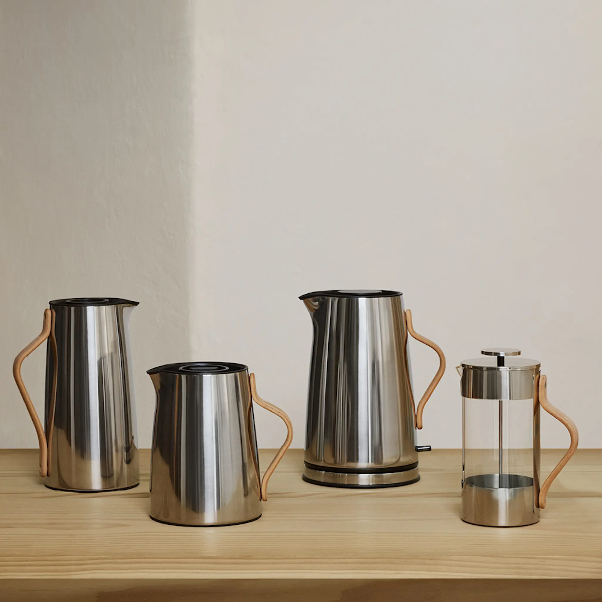 Stelton Emma termokanne te 1L stål hover