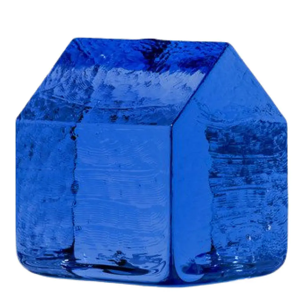 Kosta Koriste Talo 7,5 cm Sininen