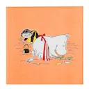 Mumin servetter 33x33 cm 20-pack Muminmamman orange