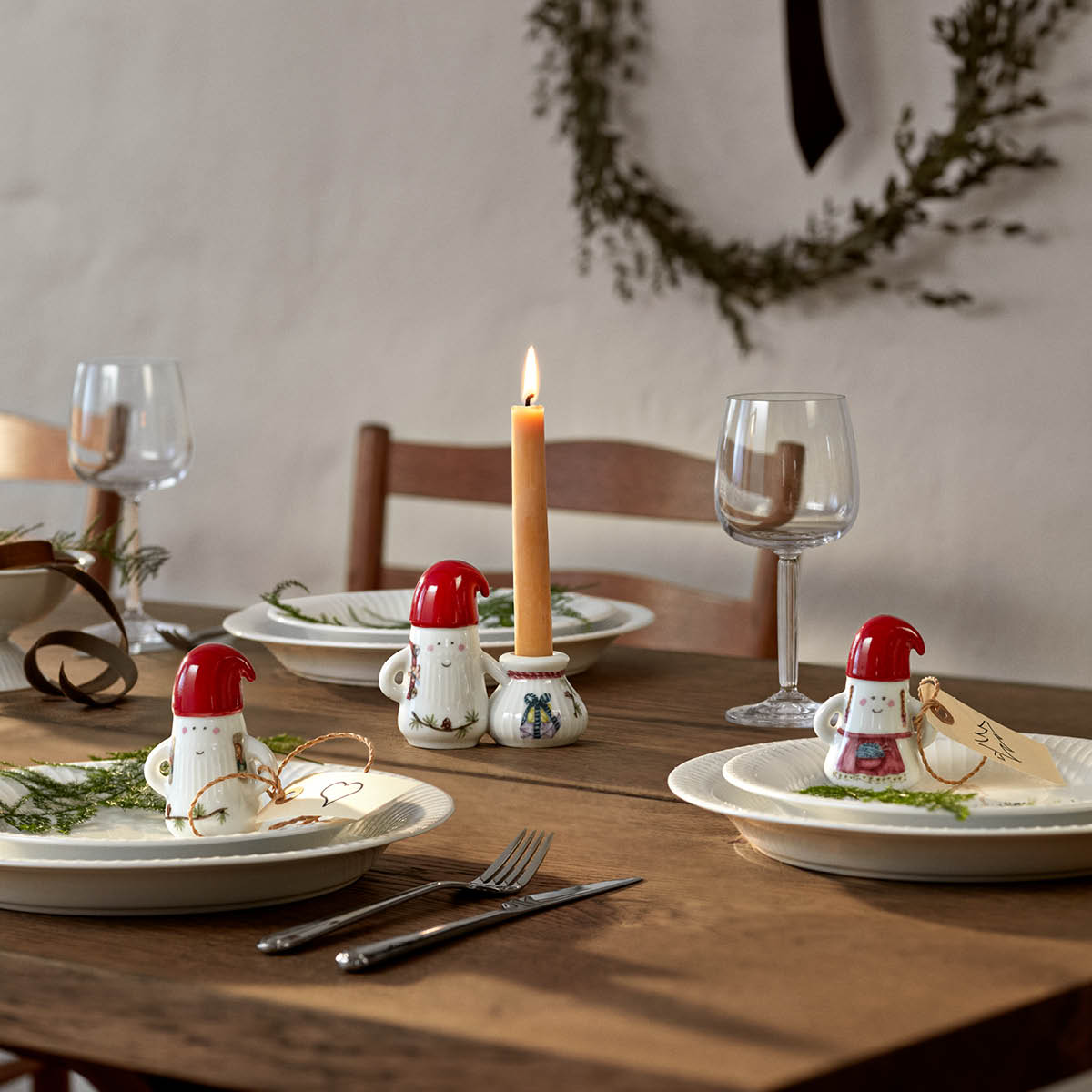 Kähler Hammershøi Christmas figur jultomten 9 cm