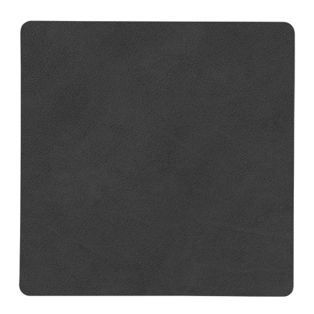 LIND DNA - Square Nupo Lasinalunen 10x10 cm Black