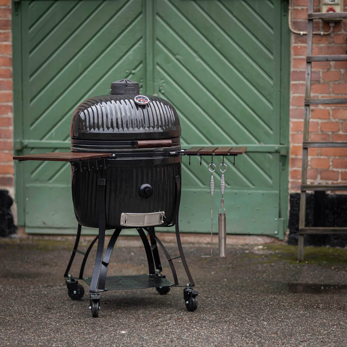Kamado SUMO Kamado Grill Icon Maxi Hiiligrilli musta