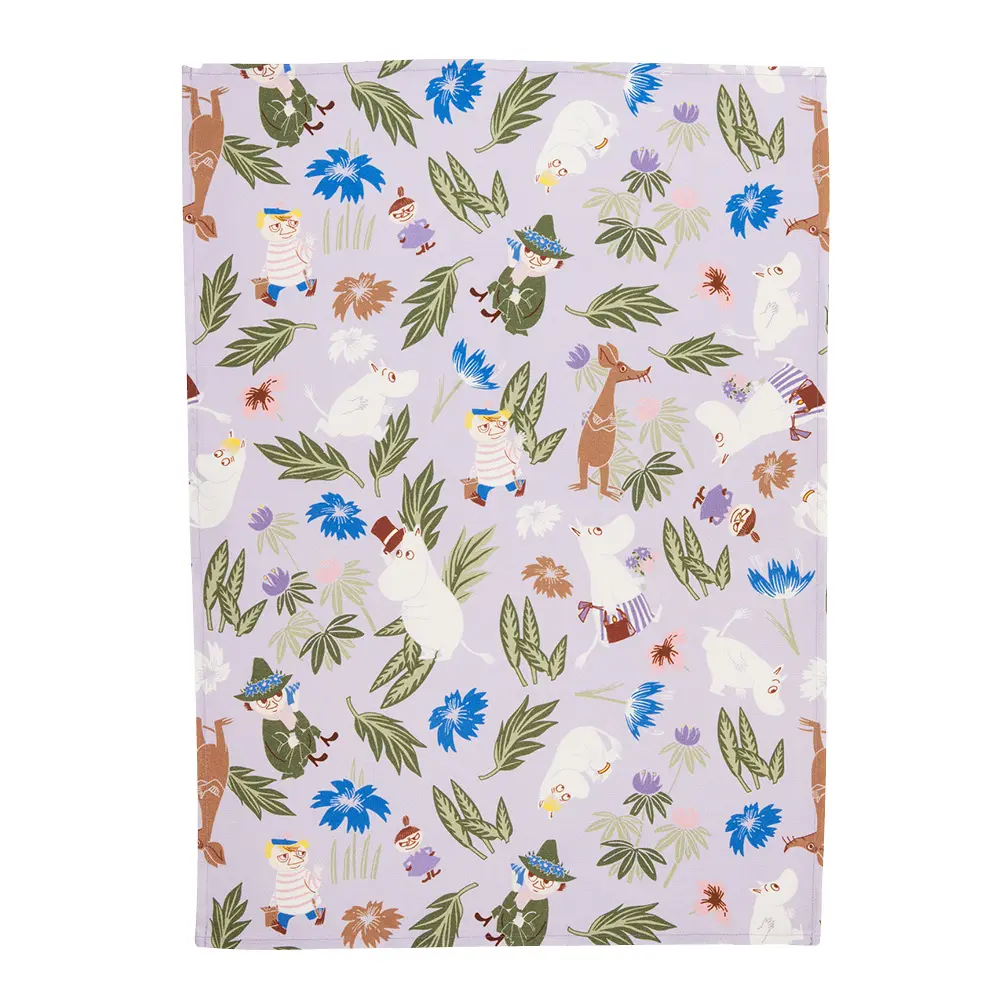 Muumi Keittiöpyyhe 50x70 cm Liila