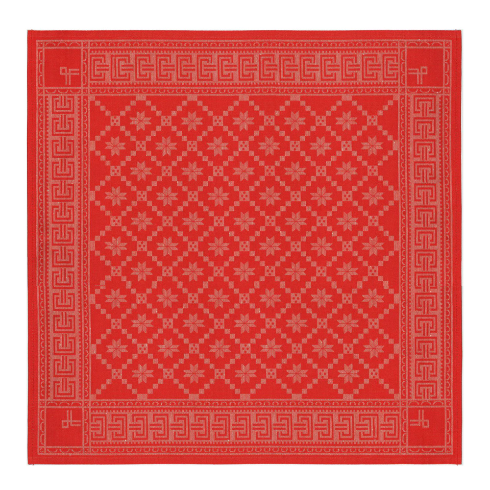 Ekelund - Åttebladrose Pöytäliina 80x80 cm Punainen