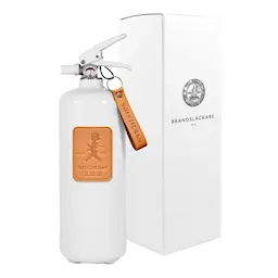Solstickan Brandsläckare 2 kg Vit/Läder Ljusbrun