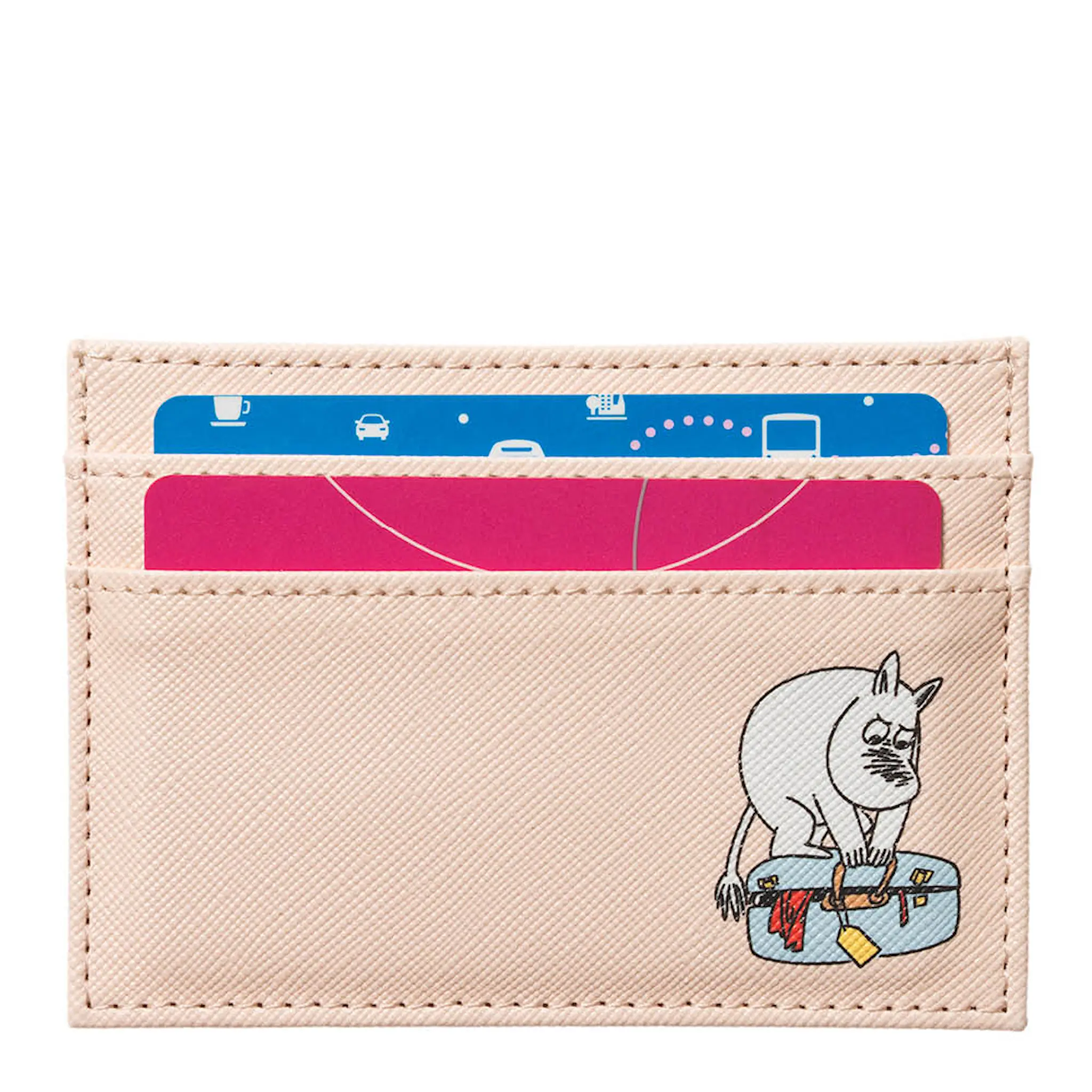 Moomin Arabia Mumin korthållare 10,5x7,5 cm Redo för semester