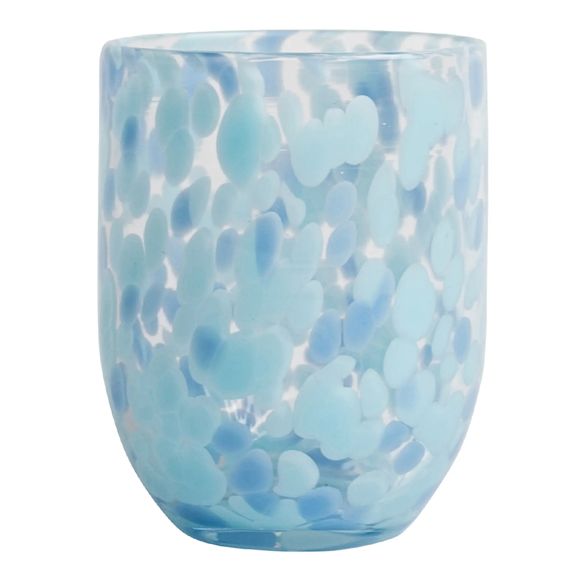 ByOn Messy Glas 33 cl Blå/Klar