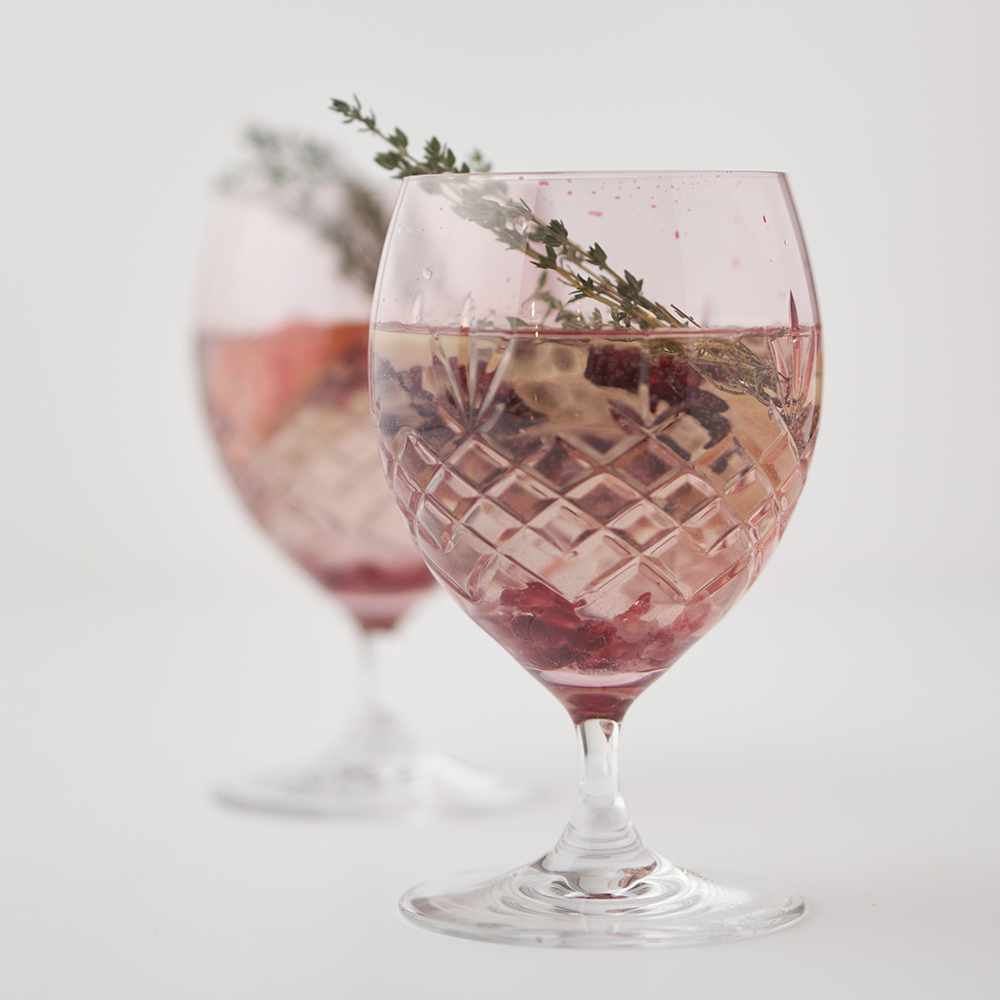 Frederik Bagger Crispy Eightball Lasi 55 cl 2 kpl Vaaleanpunainen