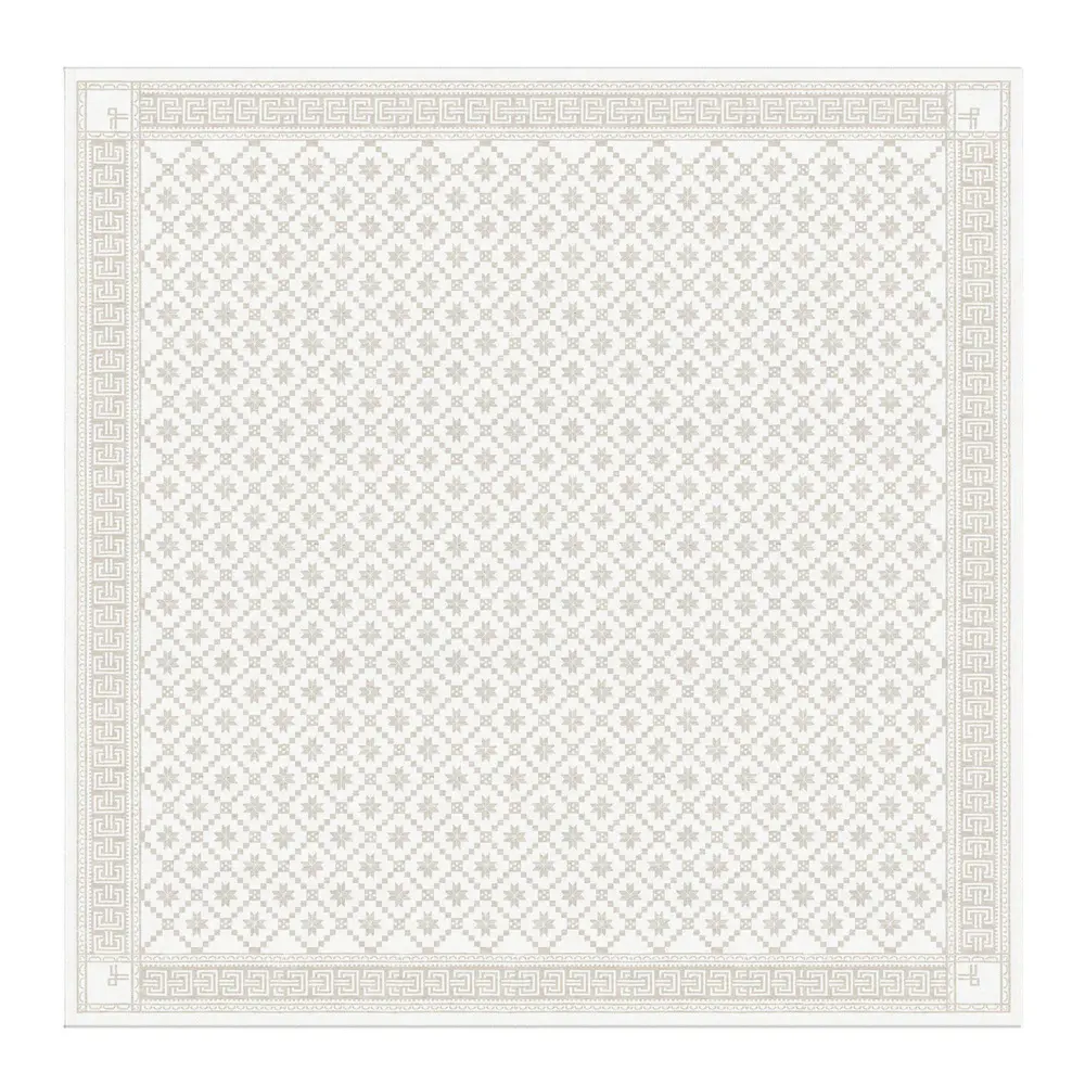 Åttebladrose Pöytäliina 150x150 cm Beige