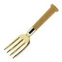 Nurture planteringsgaffel 27 cm mässing/ek